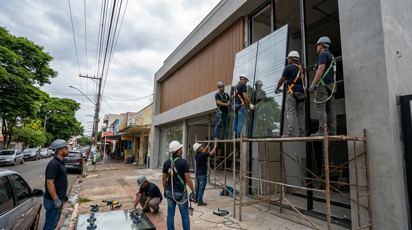 Fachada de Vidro em São José dos Pinhais‑PR